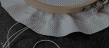 Graphic from How To - Finish a Cross-stitch in an Embroidery Hoop