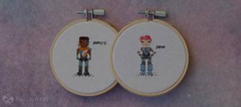 Graphic from Here's a treat - today you can get both the Baptiste & Zarya patterns!