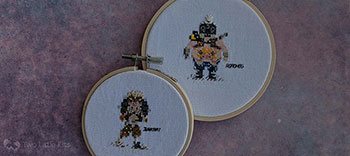 Graphic from Most recent Overwatch heroes; Junkrat and Roadhog!