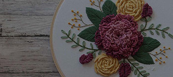 Graphic from I'm holding my first stitch-along for 'Simply Florals'