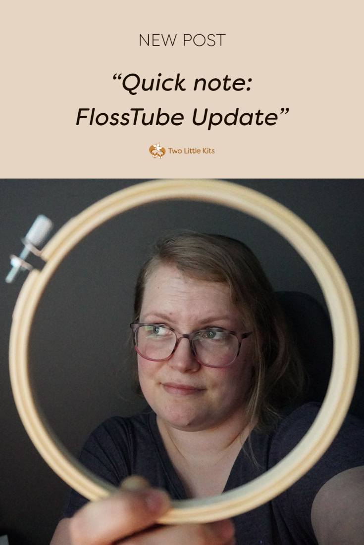My first three FlossTube videos have been received really well! Not as much response as I actually anticipated, I'll be honest, but the feedback I have received has been all-in-all positive!