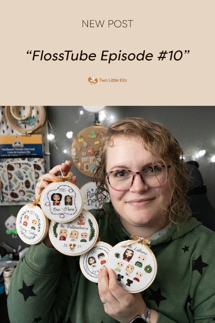 The start of Christmas ornaments completions has begun! I'm almost halfway finished and super close to having them all done. Will they all be completed by the next FlossTube?