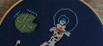Graphic from Looking For A New Calming, Easy Cross-Stitch Pattern? Get 'Koi Pond'