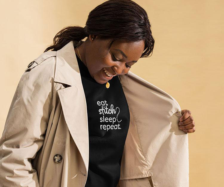 Stitch Repeat - Premium Sweatshirt